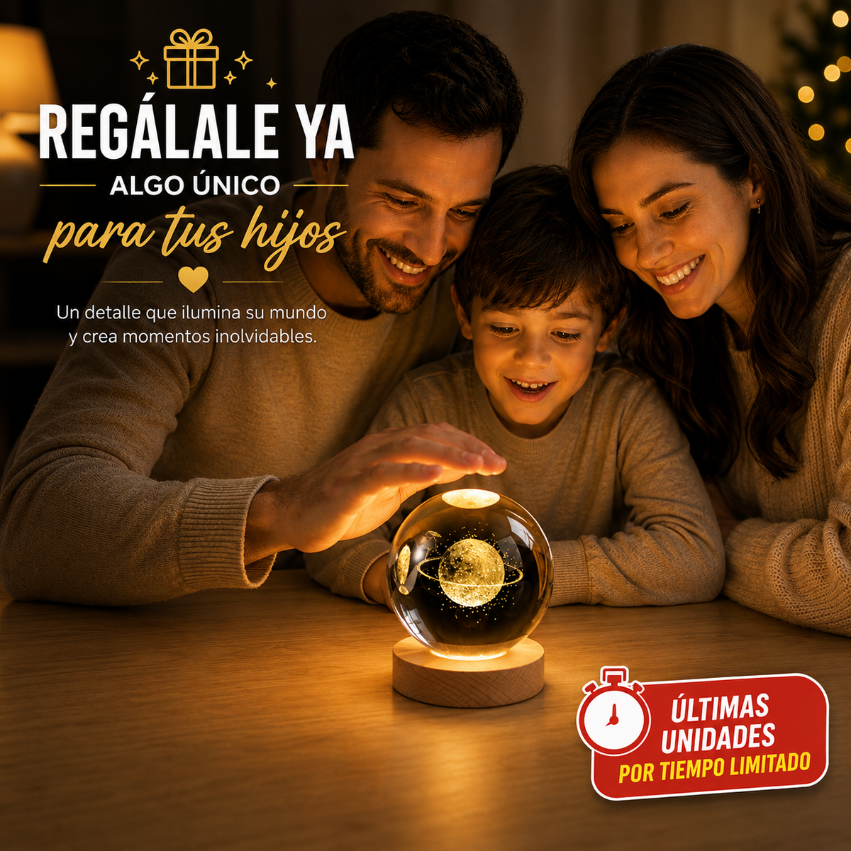 Bola De Cristal Luz De Noche esfera