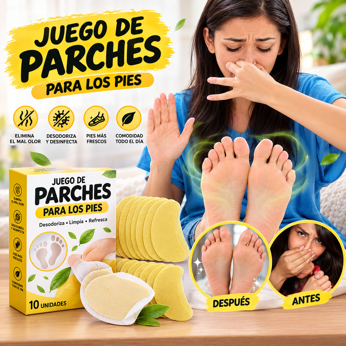 PARCHE ELIMINADOR DE OLORES